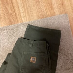 Carhartt Men's Olive Cargo Pants